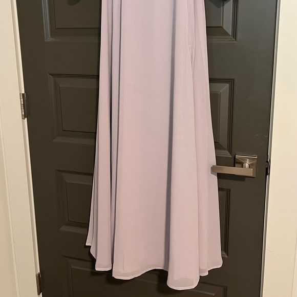 NEW ASTR Lucinda Square Neck Long Sleeve Maxi Dress in Dusty Lavender S - Picture 8 of 14